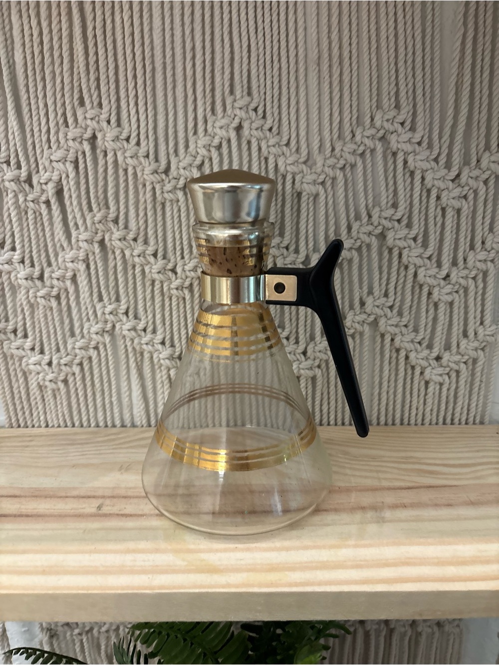 Vintage Inland Glass mid-century modern coffee carafe